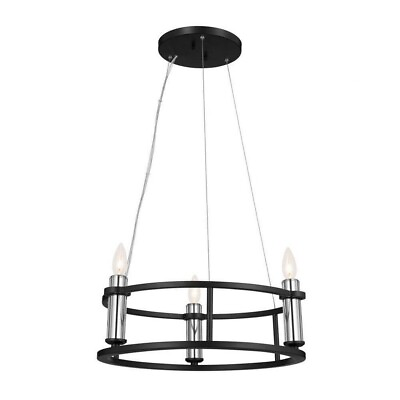 #ad 3 Light Chandelier In Traditional Style 6.5 Inches Tall and 19.5 Inches $332.80