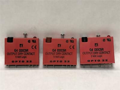 #ad Lot of 3 Opto 22 G4 ODC5R Output Dry Contact 5V Logic ODC5R G4ODC5R Used $17.64