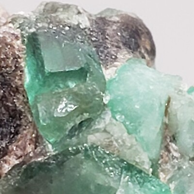 #ad Emerald Crystal Cluster Specimen in Matrix 25ct Brazil Beryl $40.00
