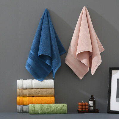 #ad Luxury Hotel Towels Soft Absorbent Large Bath Towel Face Hand Bathroom Towel * $2.99