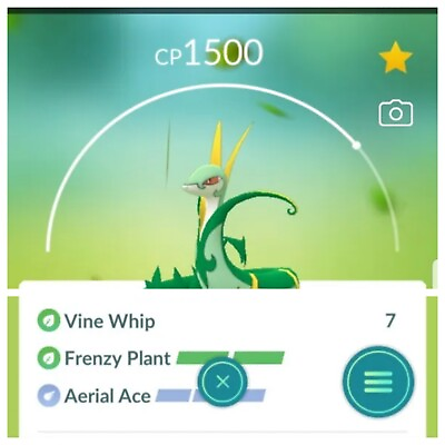 #ad Serperior Legacy Trade L23 Pokémon GoFrenzy Plant Pvp Pokemon 1500 Great Spring AU $7.50