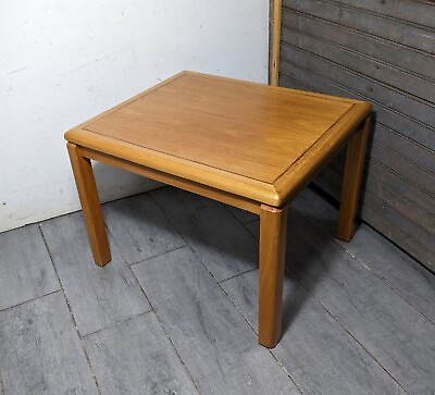 #ad Vintage Mid Century Danish Modern Teak Wood Side Table E22 $153.00
