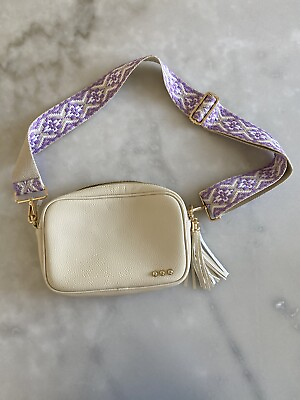 #ad New Pretty Simple WILLOW CAMERA CROSSBODY BAG cream purse $48.00