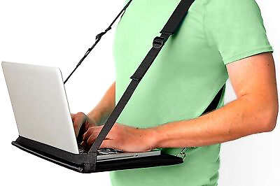 #ad Office Up Laptop Harness Standing Desk Mobile Walking Laptop Carrier Adjustab... $54.63