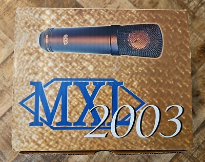 #ad MXL 2003A Large Capsule Condenser Microphone With Box and Shock Mount Not Tested $149.99