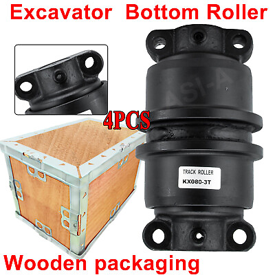 #ad 4PCS Bottom Roller Undercarriage For Kubota KX080 3 KX080 3T Track Roller $396.00