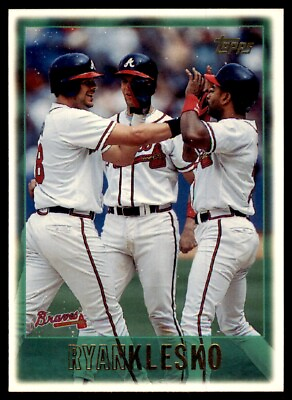 #ad 1997 Topps Ryan Klesko Baseball Card #390 $1.75