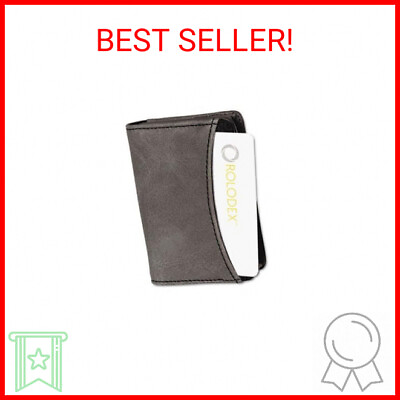 #ad Rolodex Identity Black Fabric Interior Personal Business Card Case 1752530 $9.76