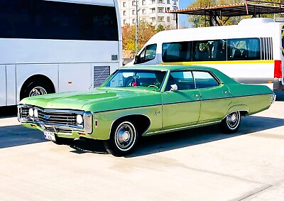 #ad 1969 Chevrolet Impala Sport Sedan Green 24 X 36 INCH Beautiful Machine $23.99