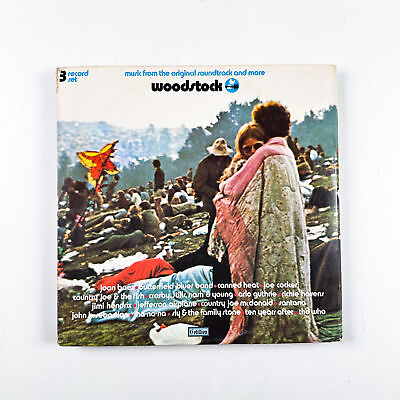 #ad #ad Various Woodstock Music From The Original Soundtrack And More Vinyl LP Re $85.00