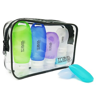 #ad Travel Bottles TSA Approved 3 oz Travel Containers Leakproof Travel Tubes T $10.99