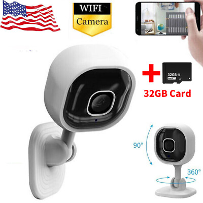 #ad Security Camera System Outdoor Indoor Home Wireless Wifi Night Camera 1080P HD $14.99