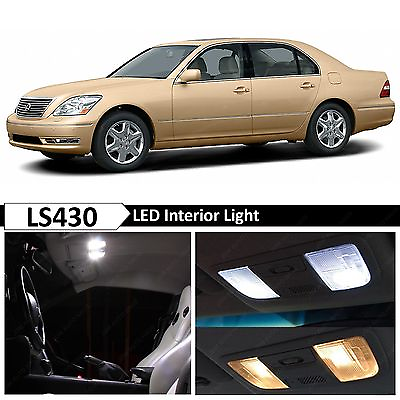#ad 20x White LED Lights Interior Package Kit for 2001 2006 Lexus LS430 LS 430 $15.89