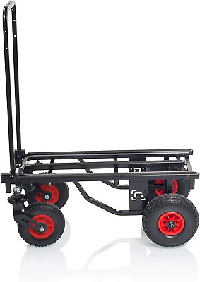 #ad All Terrain Folding Multi Utility Cart with 30 52” Extension amp; 500 lbs. Black $292.99