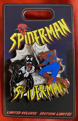 #ad MARVEL pin batch Pin Badge LIMITED RELEASE Marvel Spider Man vs. Venom $40.00