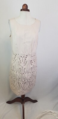#ad Noa Noa Beige Summer Dress Size L BNWT GBP 79.00