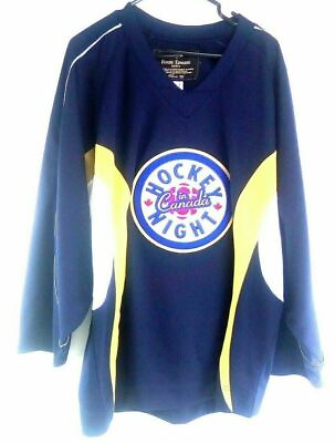 #ad CCM Hockey Night in Canada Jersey Roger Edwards Size MEDIUM ADULT Great Cond $78.99
