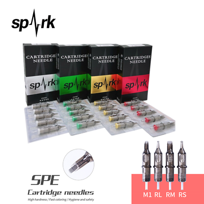 #ad 10204060100pcs Spark Sterile Disposable Tattoo Cartridge Needles RLRSCMM1 $52.99