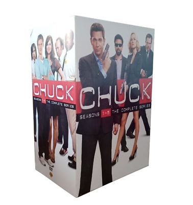 #ad Chuck: The Complete Series Season 1 5 DVD 23 Disc Box Set Brand New Sealed $39.90