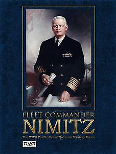 #ad Fleet Commander Nimitz The WWII Pacific Ocean Solitaire Strategy Game DVG 022 $98.10