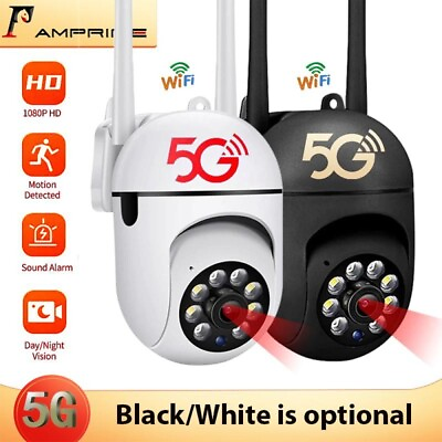 #ad Security Camera System Outdoor Home Wireless 5Ghz Wifi Night Vision Cam HD 1080P $17.99