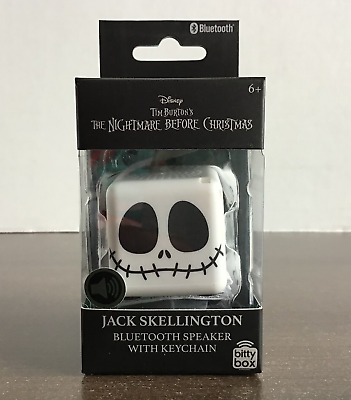 #ad Nightmare Before Christmas Jack Skellington Bitty Boomers Bluetooth Mini Speaker $13.59
