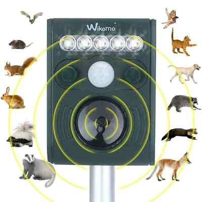 #ad Solar Animal Repeller Ultrasonic Mole Repellent Waterproof with Motion Detector $22.99