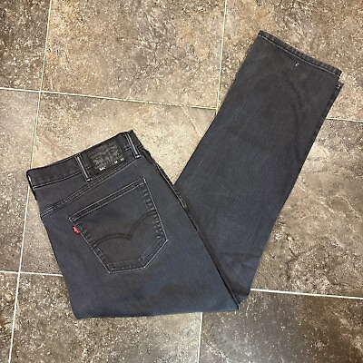 #ad Men#x27;s Levis 541 Athletic Fit Jeans Size 38x32 Gray Tapered Leg Denim $18.98