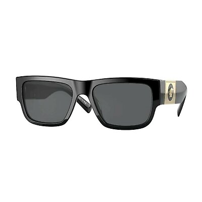 #ad Versace VE4406 Black Dark Grey Sunglasses for Men $128.95