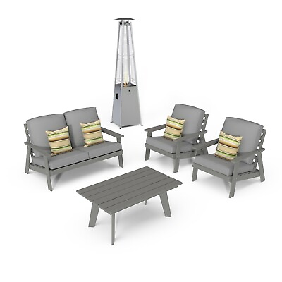#ad Mondawe 3 4 5 6PCS Patio Furniture Set w Pillows HIPS Outdoor Conversation Set $522.44