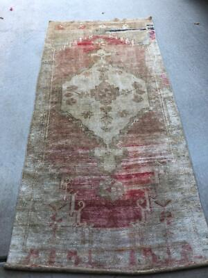 #ad Antique Distressed Oushak Rug 3 ft x 6.5 ft from This New Old House $99.99