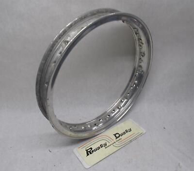 #ad Vintage Polished Aluminum 40 Spoke Motorcycle Wheel Rim 2.25 x 18quot; 2.25x18 $149.99