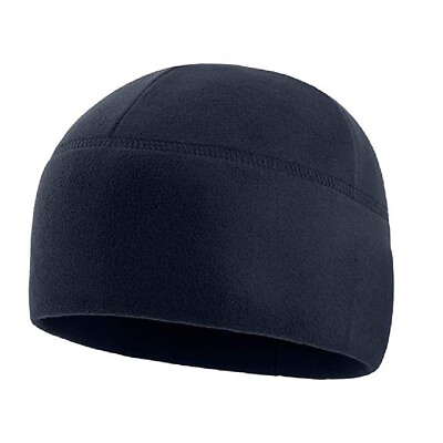 #ad Solid Blue Fleece Watch Cap Stocking Winter Hat Light Weight Warm Free Shipping $12.95