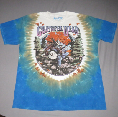 #ad Men#x27;s Liquid Blue 200 Grateful Dead 1994 Fall Tour Tie Dye T Shirt XL $39.99