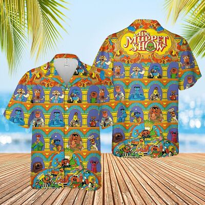 #ad The Muppet Show Funny Movie Tv Show Cartoon 80S 90S Vintage Retro Hawaiian Shirt $10.94