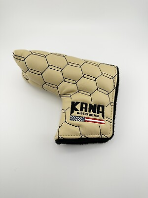 #ad KANA Studio Genuine Leather Putter Cover Lamborghini Seat Style Made In USA $59.00