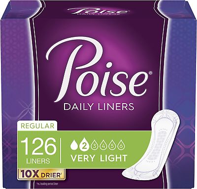 #ad Daily Incontinence Panty Liners Very Light Absorbency 126 Count $39.61