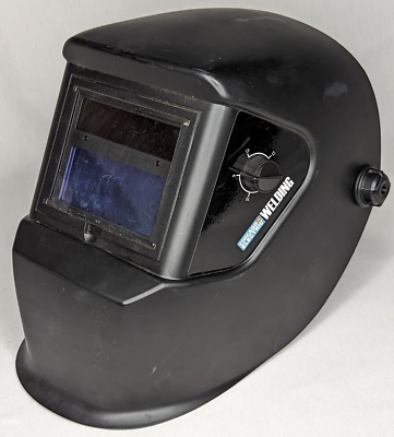 #ad CHICAGO ELECTRIC Adjustable Shade Auto Darkening Welding Helmet 61611 $19.99