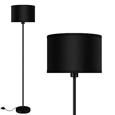 #ad Floor Lamps for Living Room Modern Standing Lamp with Bulb 12W 2700K Blac... $58.95