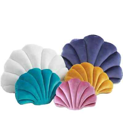 #ad Fairy Home Decor Shell Pillow Velvet Pillow Shell Decor Bed Sofa Cushion Gift $19.93