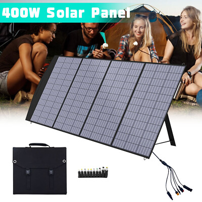 #ad 400W Portable Foldable Solar Panel for 12v Car Battery RV Solar Generator Phone $284.99