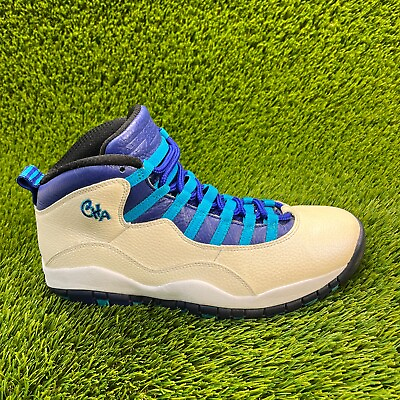 #ad Nike Air Jordan 10 Retro Mens Size 9.5 White Athletic Shoes Sneakers 310805 107 $89.99