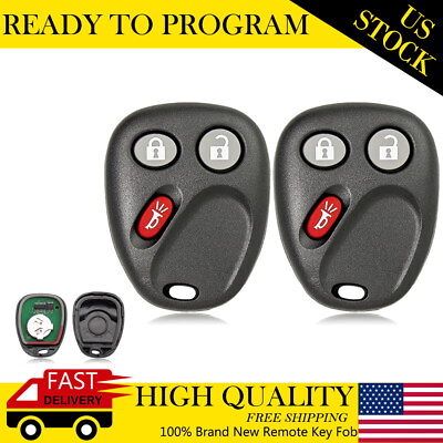 #ad 2 Car Key Fob Keyless Entry Remote Control for Silverado Tahoe GMC Sierra LHJ011 $12.18