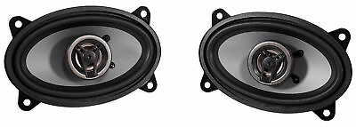 #ad Pair Crunch CS46CX 250 Watt 4 x 6quot; 2 Way Coaxial Car Audio Speakers $19.99