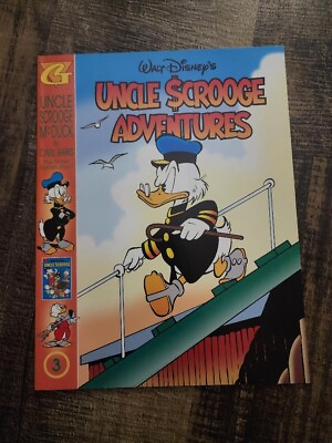 #ad Uncle Scrooge comis #3 with card $45.00