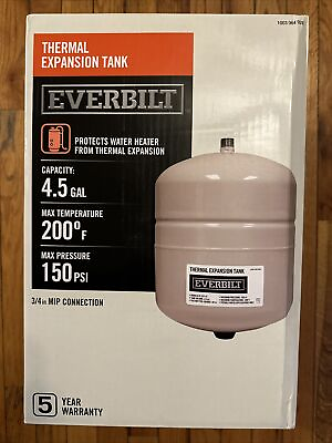 #ad Everbilt 4.5 Gallon Thermal Expansion Tank $49.99