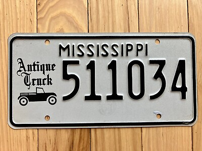#ad Mississippi Antique Truck License Plate $17.99