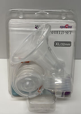 #ad Spectra Wide Breast Shield Set For Breast Milk Pumps X Large 32 MM $16.89