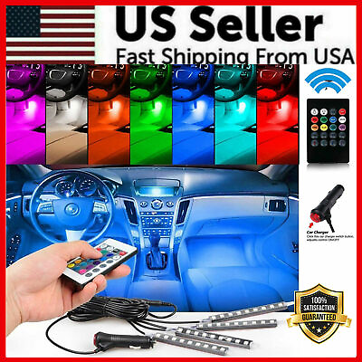 #ad 48 LED Car Charge Interior Accessories Floor Decorative Atmosphere Lamp Light US $10.99