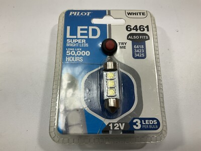 #ad Pilot IL 6461W Super Bright White LED Light Lamp Bulb 12V For 6461 6418 3423 $8.99